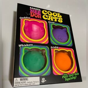Teenie Nee Doh Cool Cats Squishy Set